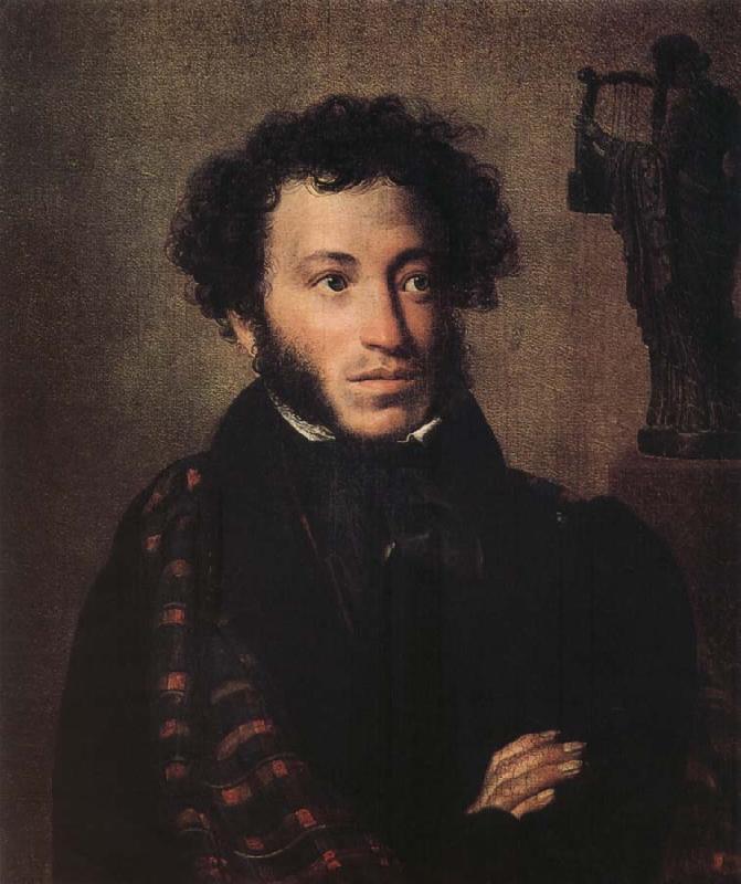 Orest Kiprensky Portrait of Alexander Pushkin